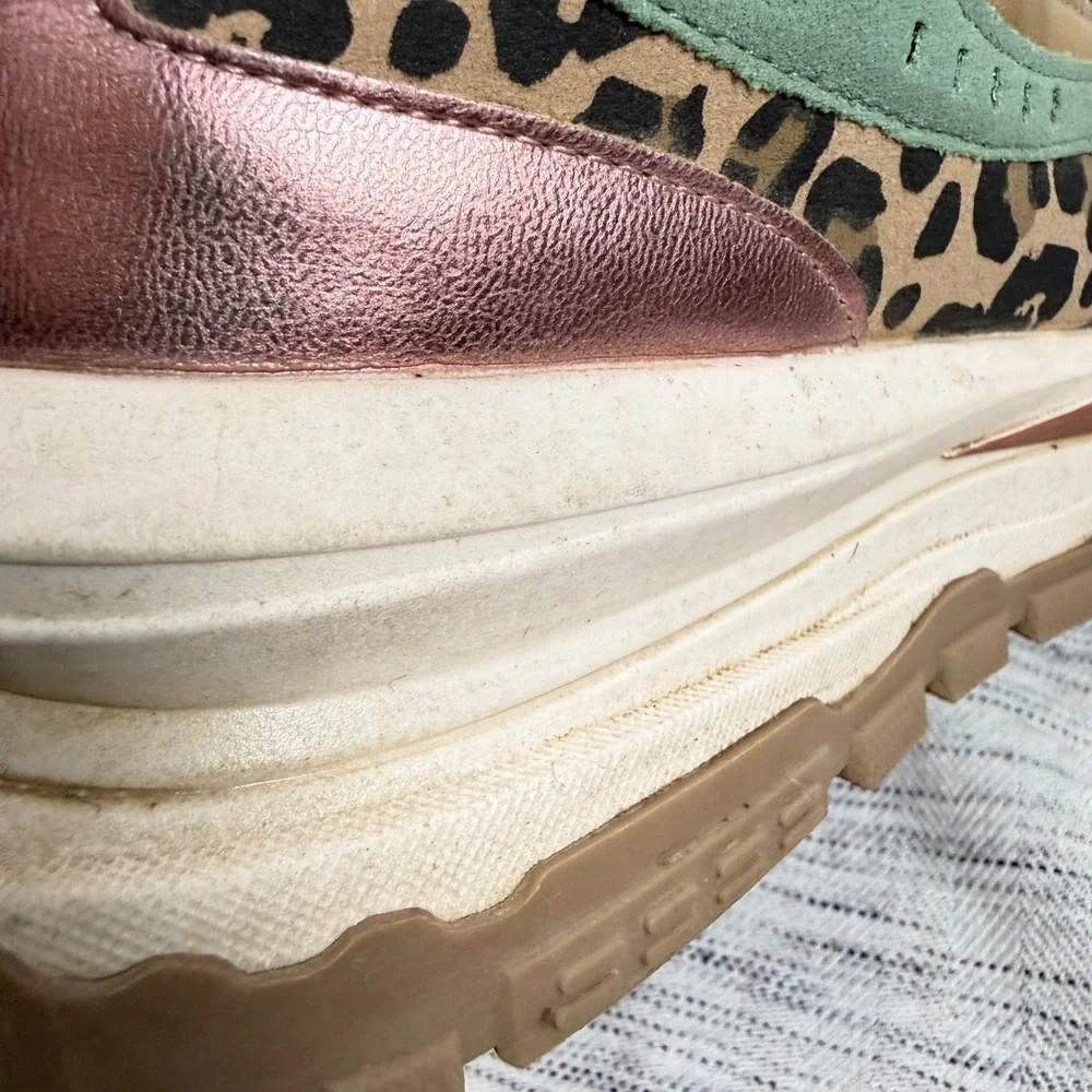 Blowfish Malibu Leo Leopard Print Sneakers Colorful Streetwear 7 Festival Pastel